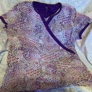 2XL Med Couture Scrub Top